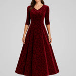 Carina - Long Sleeve Maxi Dress