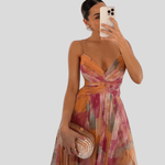 Carola - Charming Floral Maxi Dress
