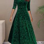 Carina - Long Sleeve Maxi Dress
