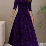Carina - Long Sleeve Maxi Dress