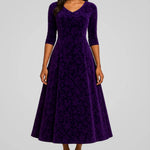 Carina - Long Sleeve Maxi Dress