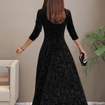 Carina - Long Sleeve Maxi Dress