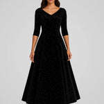 Carina - Long Sleeve Maxi Dress