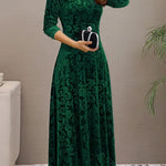 Carina - Long Sleeve Maxi Dress