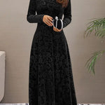 Carina - Long Sleeve Maxi Dress