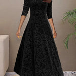 Carina - Long Sleeve Maxi Dress
