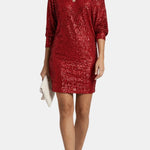 Aella – One Shoulder Mini Sequin Dress