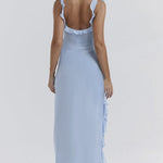Aliki – One-Shoulder Ruffle Maxi Dress