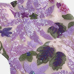 Analia – Floral-Embroidered Strapless Maxi Dress