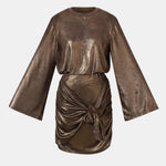 Anaya – Festive Glitter Wrap Dress