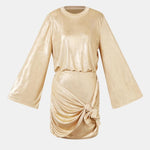 Anaya – Festive Glitter Wrap Dress