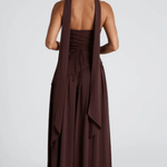 Annabel – Strapless Slit Maxi Dress