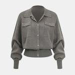 Annie – Solid Knit Pocket Cardigan