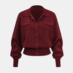 Annie – Solid Knit Pocket Cardigan