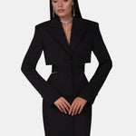 Ardella – Cut-Out Blazer Midi Dress