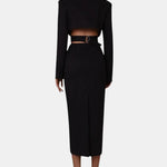 Ardella – Cut-Out Blazer Midi Dress