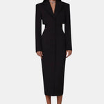 Ardella – Cut-Out Blazer Midi Dress