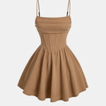 Calyra – Ruched Cami Mini Dress