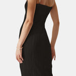 Thessia – Water Ripple Textured Cami Dress
