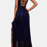 Christina – Sequin Maxi Dress with Sculpted Mermaid Silhouette