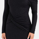 Cielo – One-Shoulder Sparkle Maxi Dress with Sculpted Fit