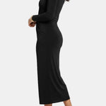 Cielo – One-Shoulder Sparkle Maxi Dress with Sculpted Fit