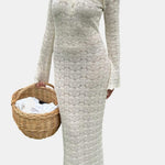 Dallas – Whisper Lace Longline Maxi Dress