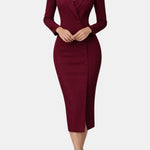 Delia – Tailored Long Sleeve Blazer Dress