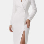 Delia – Tailored Long Sleeve Blazer Dress