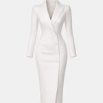 Delia – Tailored Long Sleeve Blazer Dress