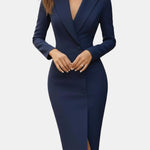Delia – Tailored Long Sleeve Blazer Dress