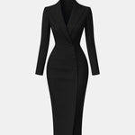 Delia – Tailored Long Sleeve Blazer Dress