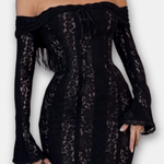 Elodie – Off Shoulder Lace Maxi Dress