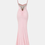Elaria - Butterfly Back Sequin Long Dress