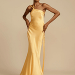Elysira – One-Shoulder Satin Maxi Dress
