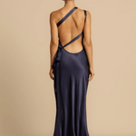 Elysira – One-Shoulder Satin Maxi Dress