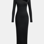 Esmeralda – Elegant Asymmetric Split Maxi Dress
