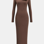 Esmeralda – Elegant Asymmetric Split Maxi Dress