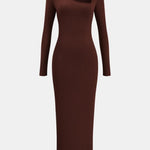 Esmeralda – Elegant Asymmetric Split Maxi Dress