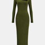Esmeralda – Elegant Asymmetric Split Maxi Dress