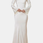 Ezra – Minimal Long-Sleeve Dress with Clean Silhouette