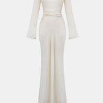 Ezra – Minimal Long-Sleeve Dress with Clean Silhouette
