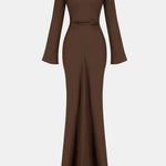 Ezra – Minimal Long-Sleeve Dress with Clean Silhouette