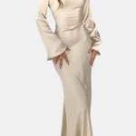 Ezra – Minimal Long-Sleeve Dress with Clean Silhouette