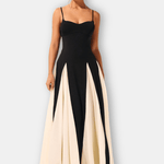 Giselda – Colour Block Maxi Slip Dress