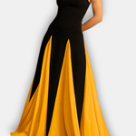 Giselda – Colour Block Maxi Slip Dress