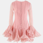 Guila - Sheer Flared Mini Dress