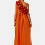 Hedda - One-shoulder Floral Maxi Cocktail Dress