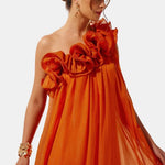 Hedda - One-shoulder Floral Maxi Cocktail Dress