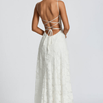 Helia – Floral Pattern Sleeveless Maxi Dress